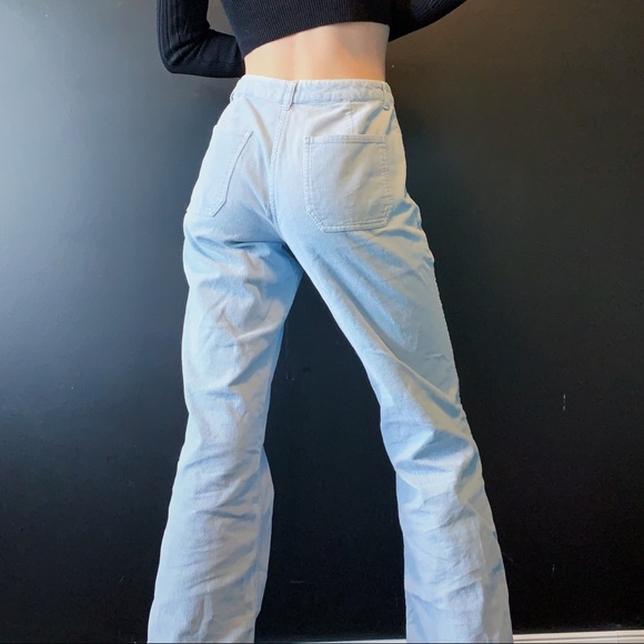 Tipster vintage blue corduroy flare pants - Picture 2 of 4
